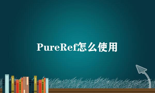 PureRef怎么使用
