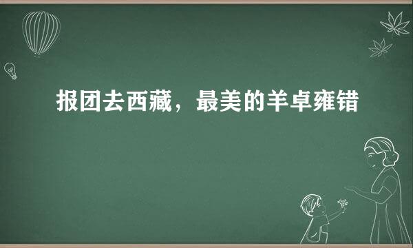 报团去西藏,最美的羊卓雍错