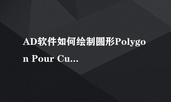 AD软件如何绘制圆形Polygon Pour Cutout