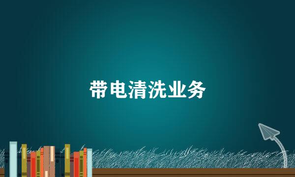 带电清洗业务