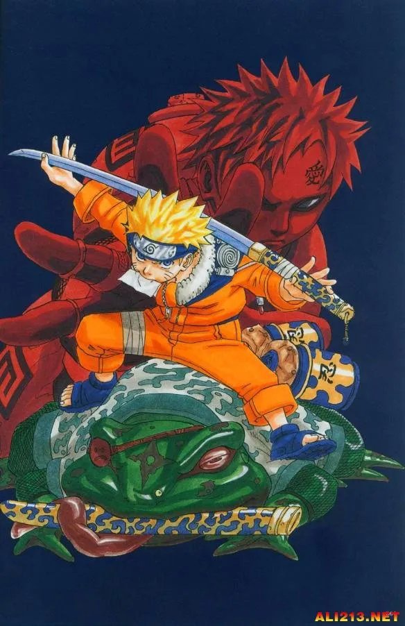 鸣人睡在纲手裆部!《火影忍者》曝光岸本新插画图集