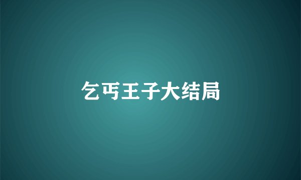 乞丐王子大结局