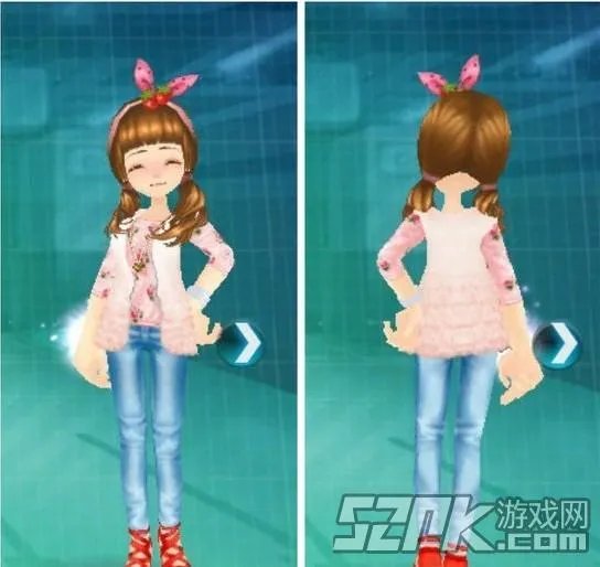 QQ飞车女生服装搭配 QQ飞车冬季女生服装