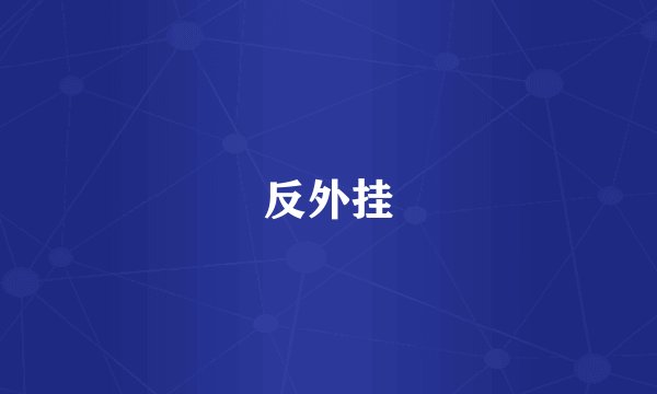 反外挂