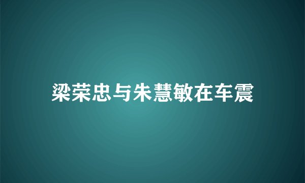 梁荣忠与朱慧敏在车震