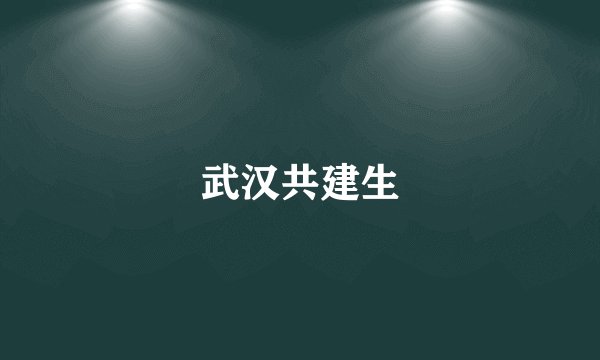 武汉共建生