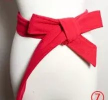 如何打大衣蝴蝶结图解