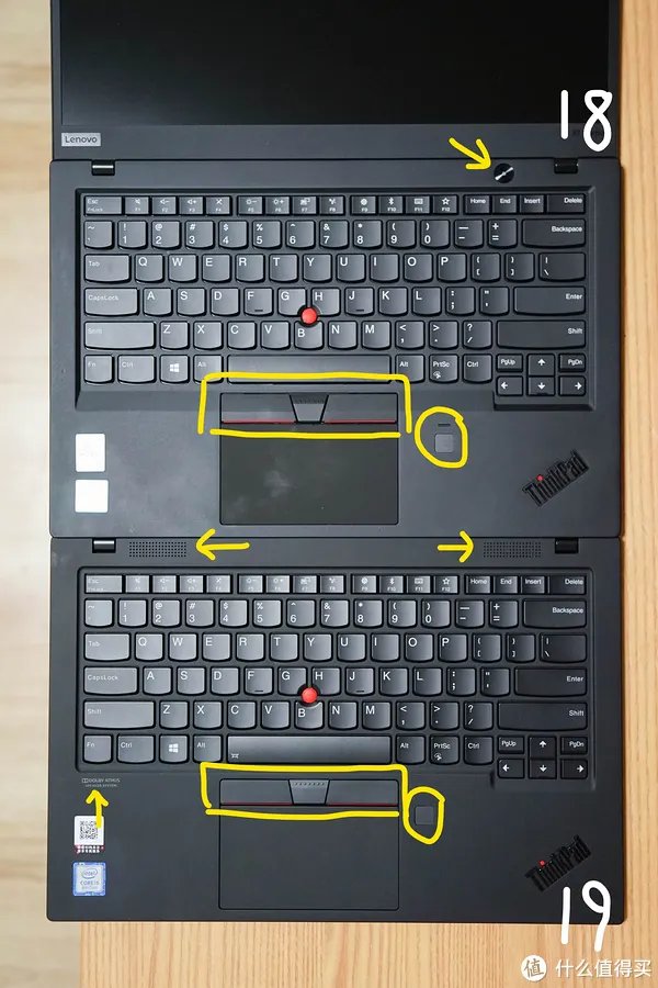 把1.8mm键程还给我!全站首个ThinkPad X1 Carbon 2019、2018款详细对比