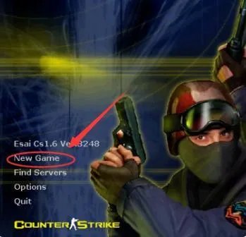 steam版本cs1.6怎样加机器人？