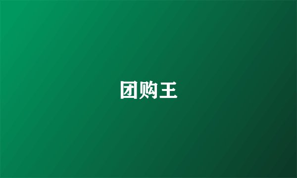 团购王