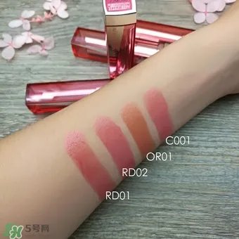 美宝莲好气色轻唇膏哪个颜色好看?美宝莲好气色轻唇膏试色