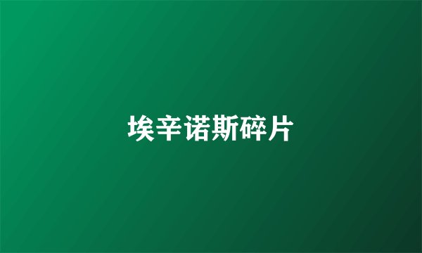 埃辛诺斯碎片