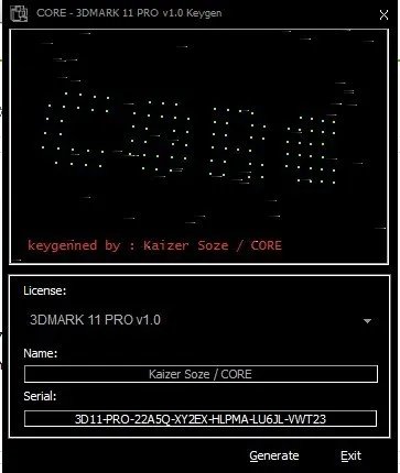 求3D mark 11 和3DMark_Vantage 的注册码各一个。急用,谢谢