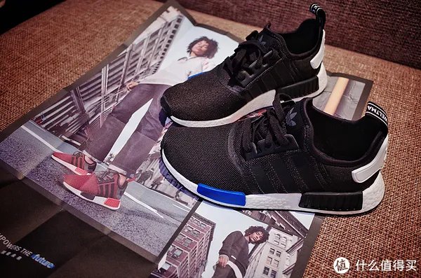#首晒# Adidas 阿迪达斯 NMD Primeknit 东京城市蓝黑 限定跑鞋 开箱