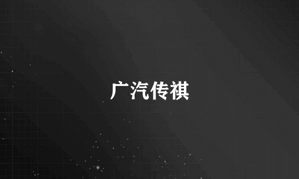 广汽传祺