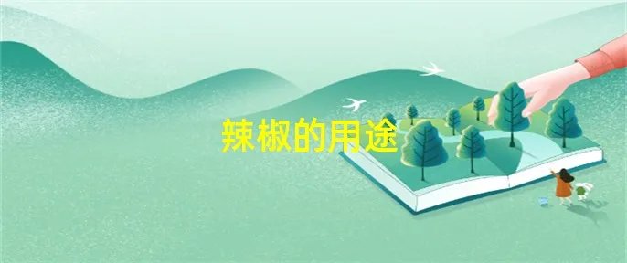 辣椒的用途