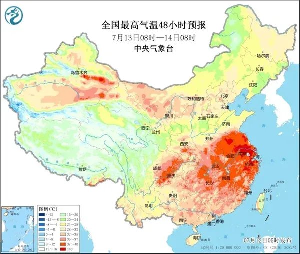 江浙皖川渝等地气温可超40℃，为何会和山东、山西等地形成明显对比？