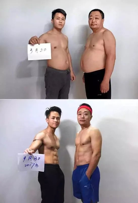 男子特地增肥20斤带父亲一起减肥，减肥有哪些科学方法？
