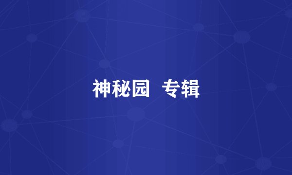 神秘园  专辑