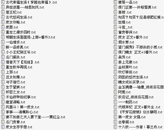 好看的穿越小说完整版txt 多多益善