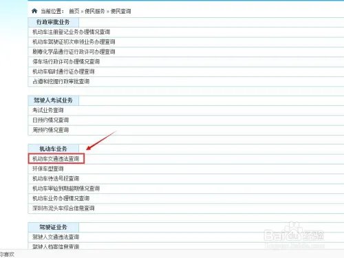 网上如何查询交通违章并交罚款?(深圳)