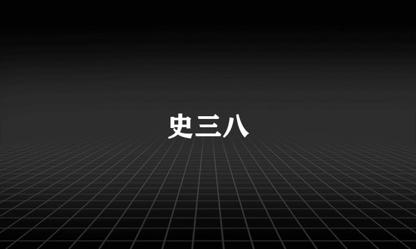 史三八