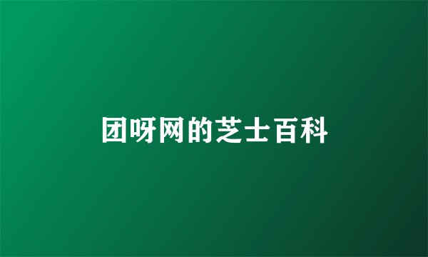 团呀网的芝士百科