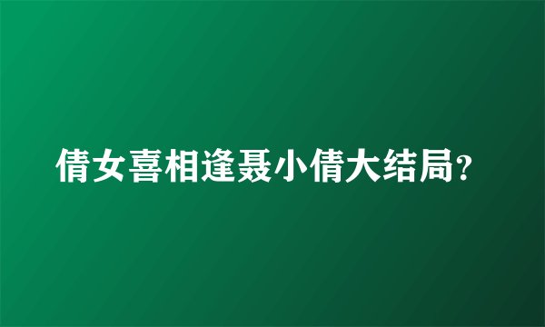 倩女喜相逢聂小倩大结局？
