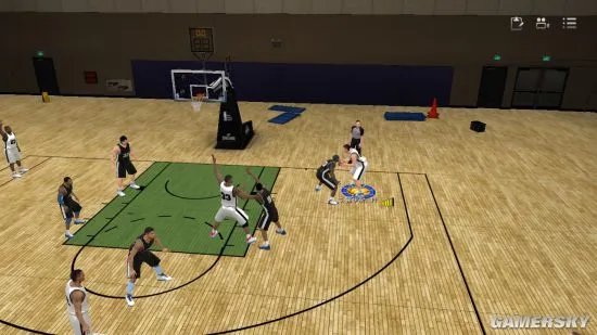 NBA2K Online教你在篮下卡位进攻和防守