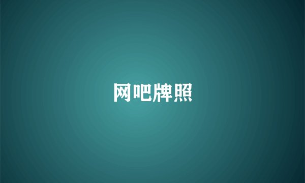 网吧牌照