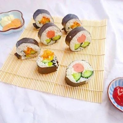 寿司制作过程图片大全?