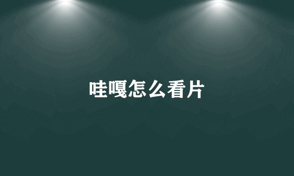 哇嘎怎么看片
