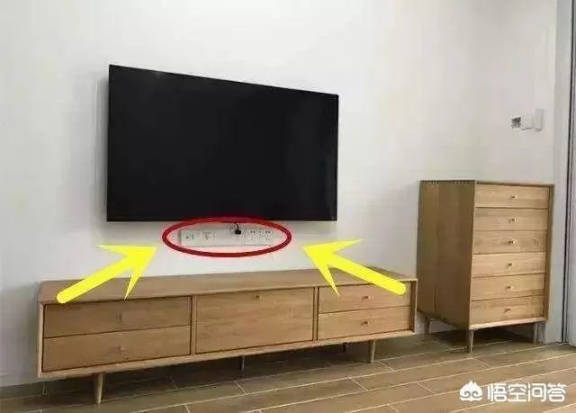 电视墙上插座该如何布置？