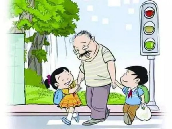 男孩不敢过马路民警暖心护送,你做过这样的暖心民警吗?