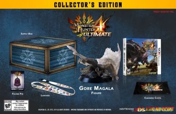 买买买！《怪物猎人4：终极版(Monster Hunter 4：Ultimate)》收藏版惊动脑残粉钱包