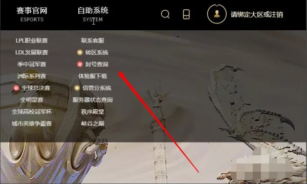 LOL怎么查询他人是否被封号