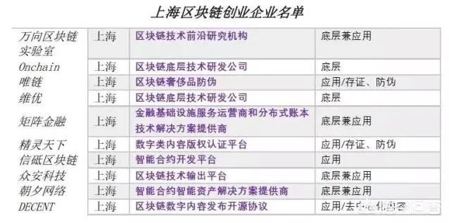 中国专门从事区块链技术研发的大型公司有哪些?