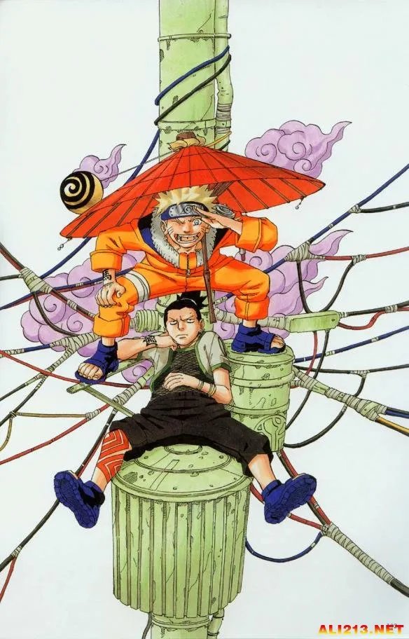 鸣人睡在纲手裆部!《火影忍者》曝光岸本新插画图集