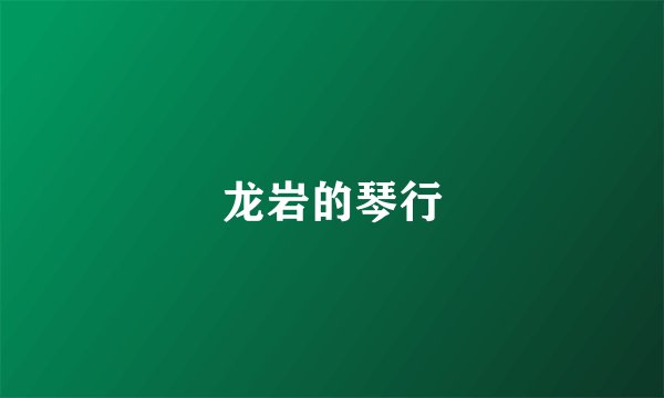 龙岩的琴行