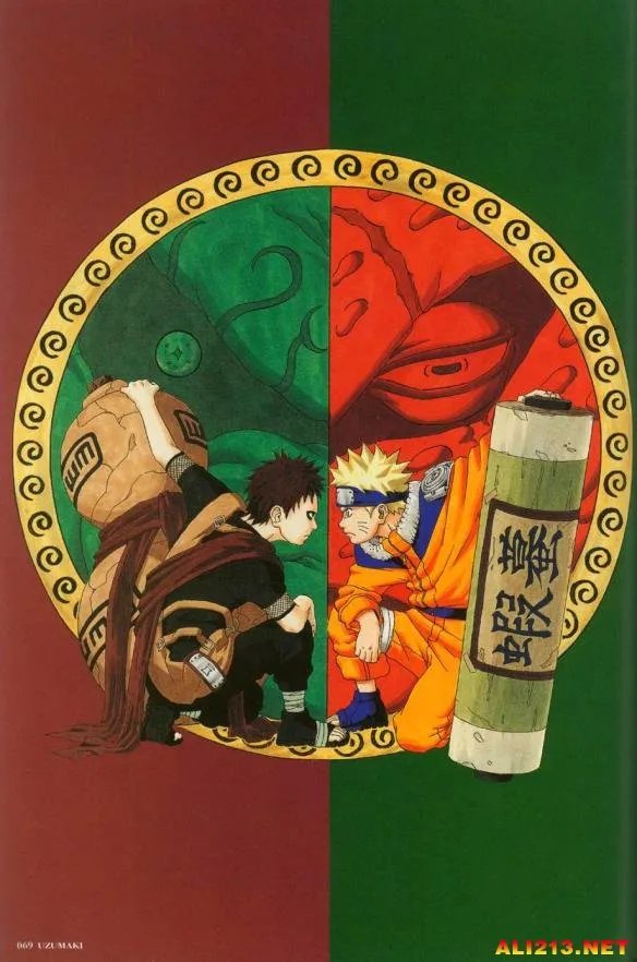 鸣人睡在纲手裆部!《火影忍者》曝光岸本新插画图集