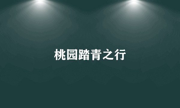 桃园踏青之行