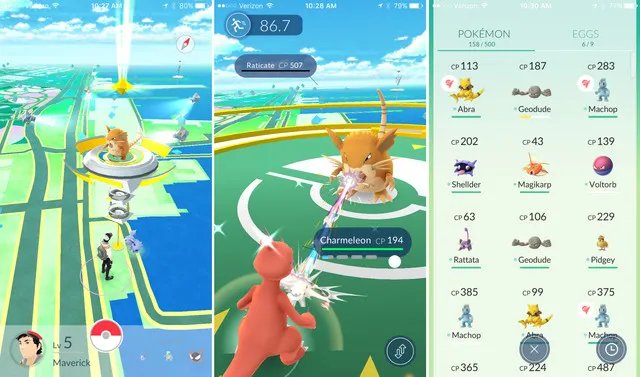 Pokemon Go上架App Store/Google Play