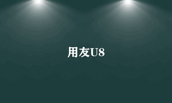 用友U8